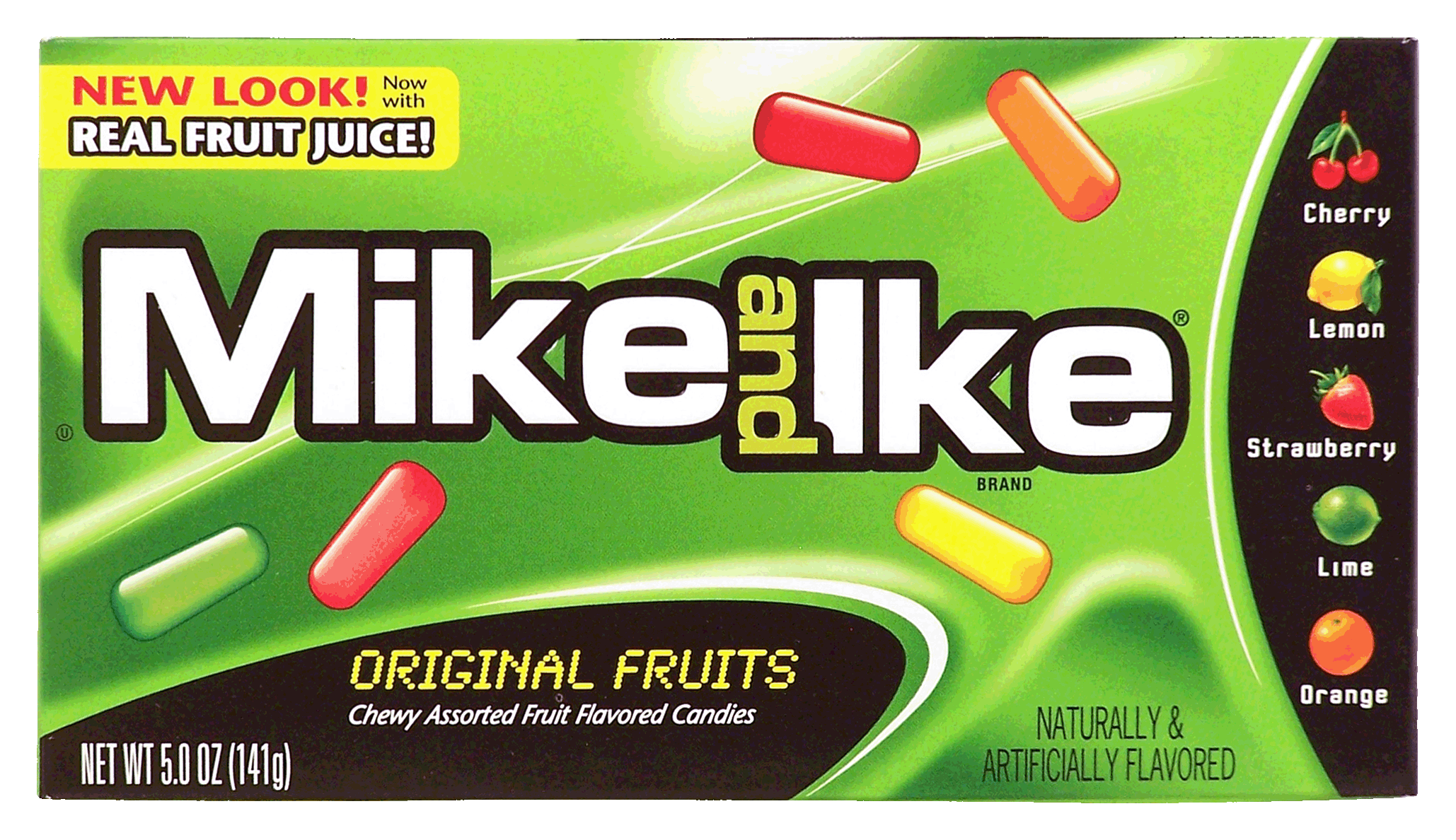 Mike & Ike  original fruits, chewy assorted fruit flavored candies Full-Size Picture